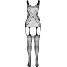 Passion - Bodystocking Eco Collection Eco Bs007 Blanc